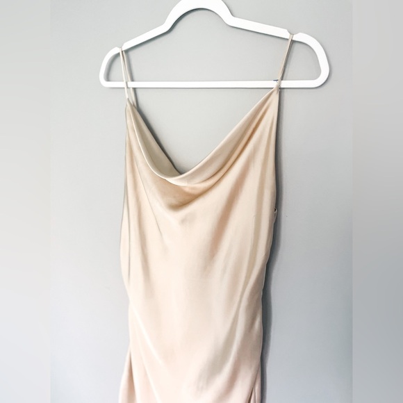 Beige Slip Dress - Picture 3 of 6